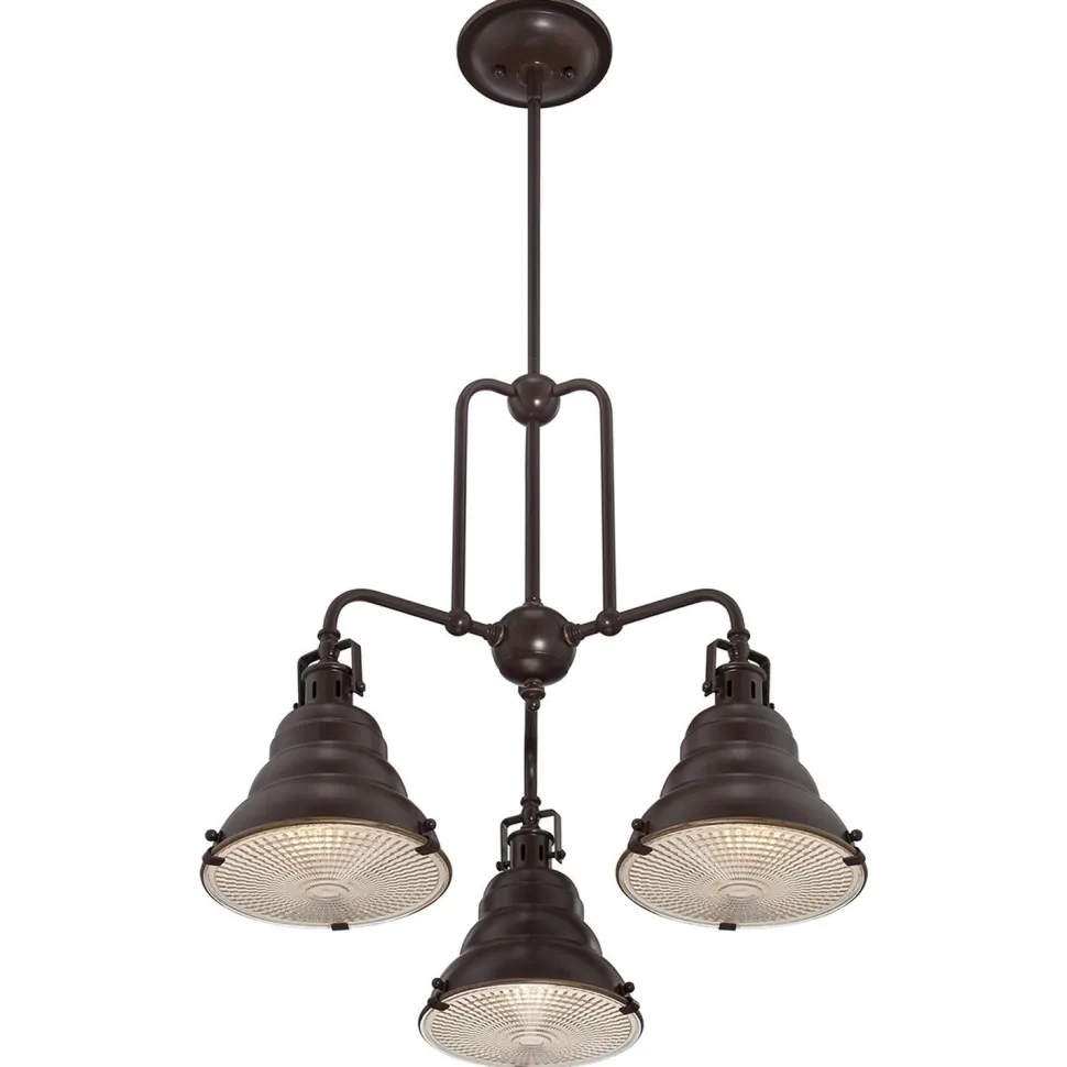 Deckenleuchte Industrie Design in Bronze antik Metall