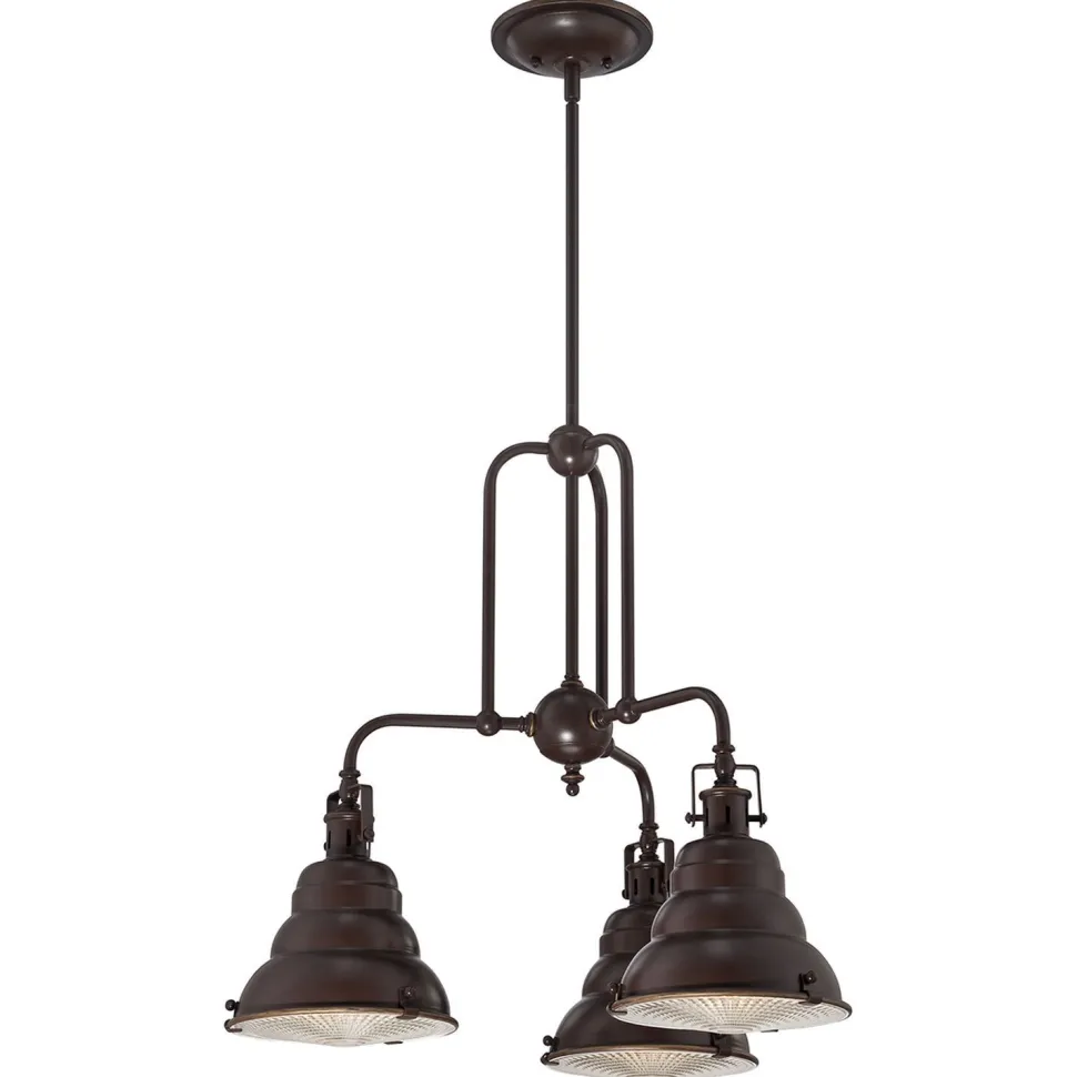 Deckenleuchte Industrie Design in Bronze antik Metall