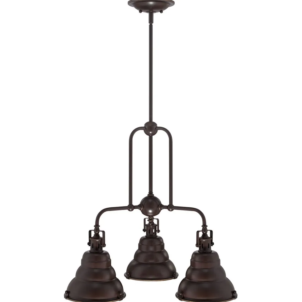 Deckenleuchte Industrie Design in Bronze antik Metall