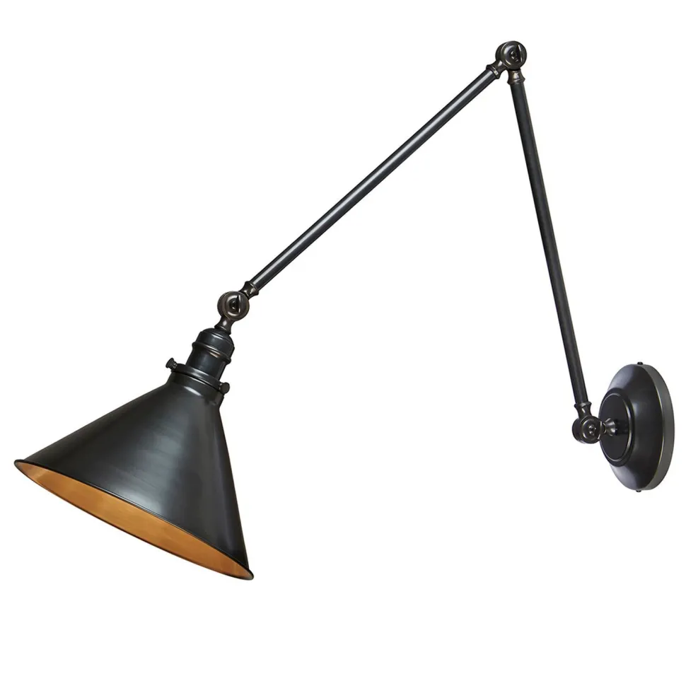 Deckenleuchte ISMENE in Bronze kürzbar Ø30cm Lampe