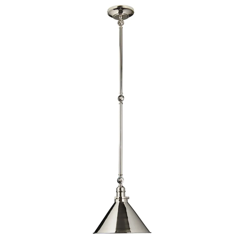 Deckenleuchte ISMENE in Nickel kürzbar Ø30cm Lampe