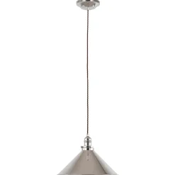 Deckenleuchte ISMENE Nickel kürzbar Ø37cm Lampe