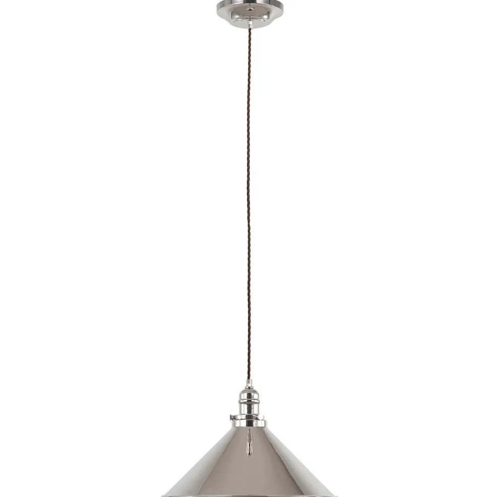 Deckenleuchte ISMENE Nickel kürzbar Ø37cm Lampe