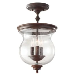 Deckenleuchte JASCHA Bronze 3-flmg Design Lampe