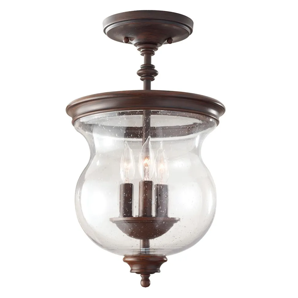 Deckenleuchte JASCHA Bronze 3-flmg Design Lampe