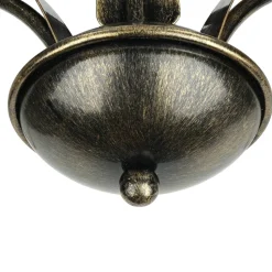 Deckenleuchte KORFU in Messing Antik 5-flmg