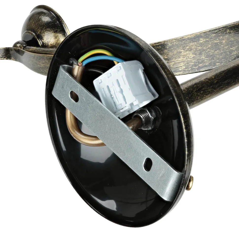 Deckenleuchte KORFU in Messing Antik 5-flmg