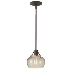 Deckenleuchte LANA Rost Optik Ø20cm kürzbar Lampe