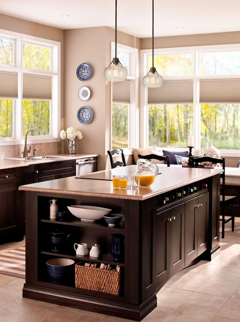 Deckenleuchte LANA Rost Optik Ø20cm kürzbar Lampe