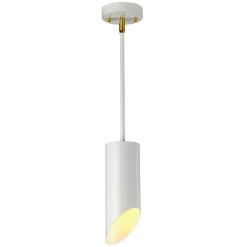 Deckenleuchte LEYRE Weiß Messing Antik Ø11cm Lampe