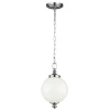 Deckenleuchte LORIN Ø22cm Silber Weiß Design Lampe