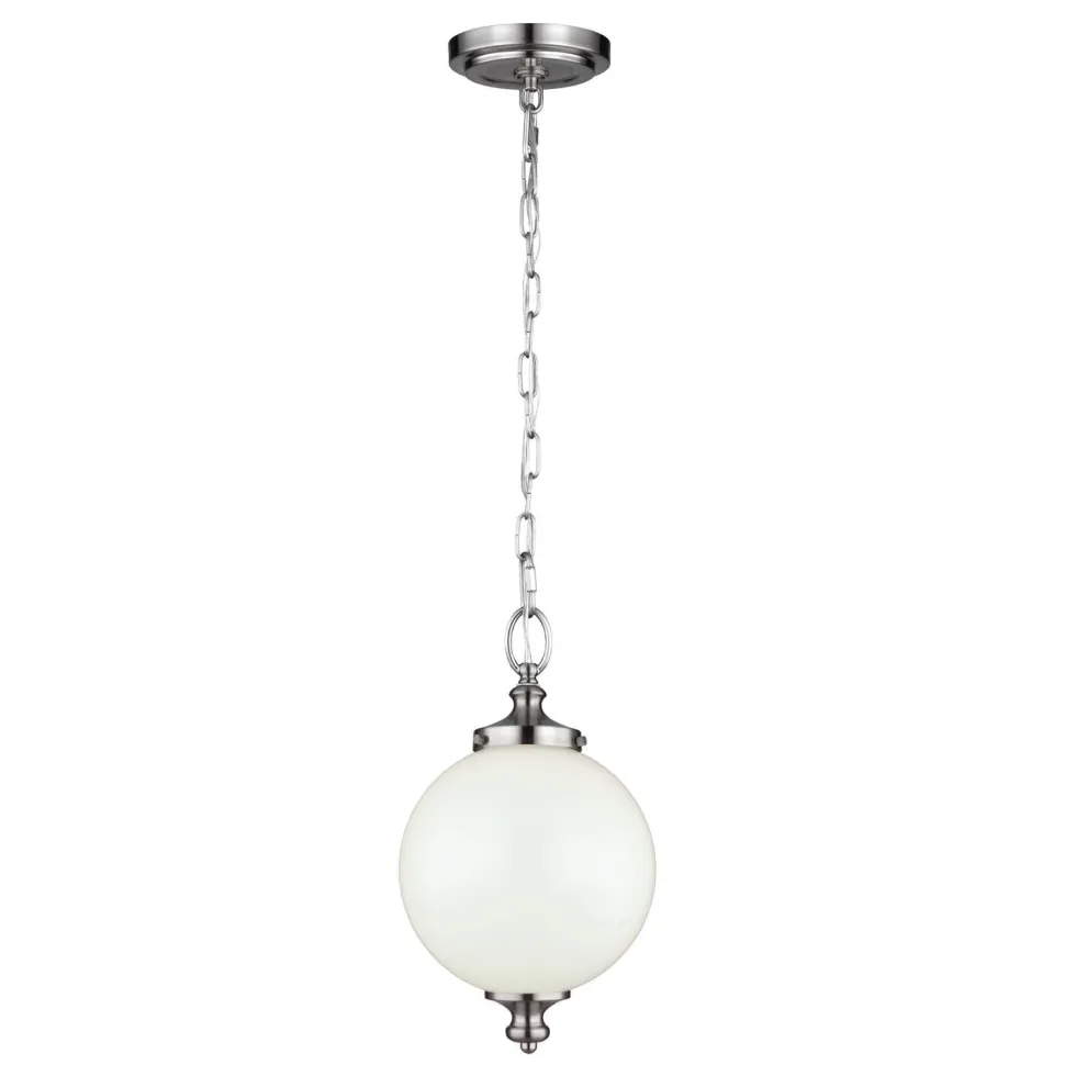 Deckenleuchte LORIN Ø22cm Silber Weiß Design Lampe