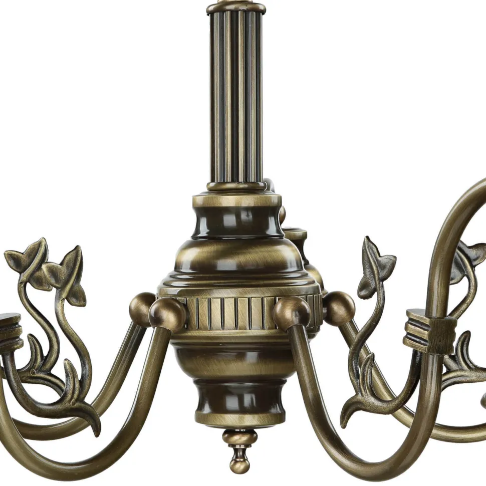 Deckenleuchte MARLOW Messing antik Ø70cm Esstisch