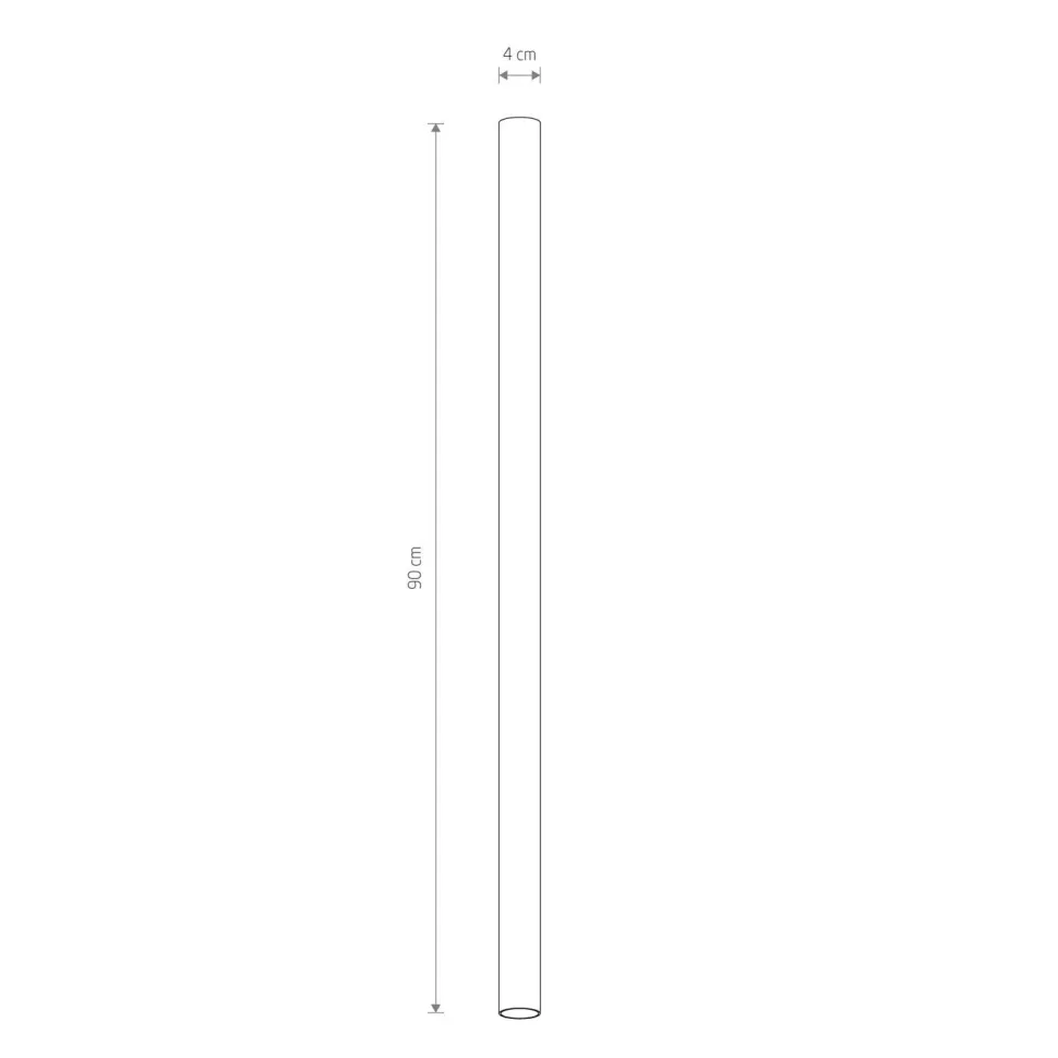 Deckenleuchte Messing GU10 R35 Ø 4 cm H: 90 cm punktuell