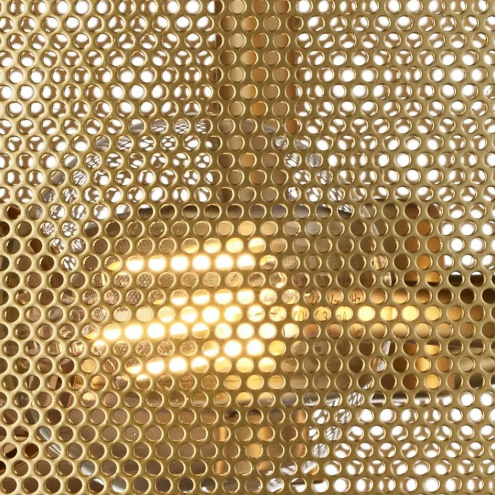 Deckenleuchte Metall Ø 45 cm H: 24 cm rund 3x E27 Gold