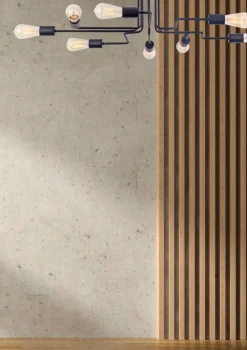 Deckenleuchte Metall E27 Schwarz Retro Design LENI