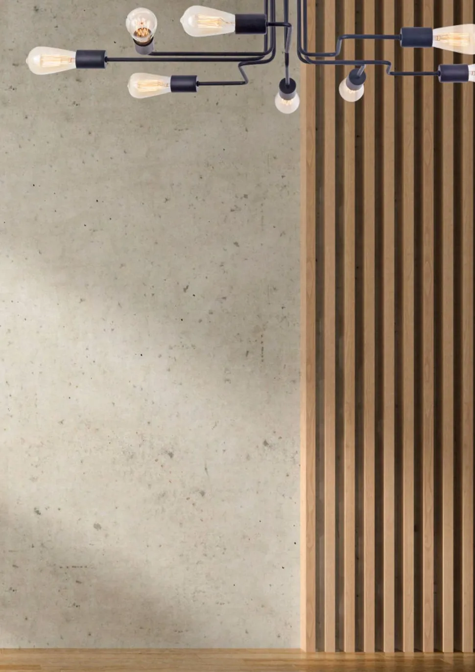 Deckenleuchte Metall E27 Schwarz Retro Design LENI