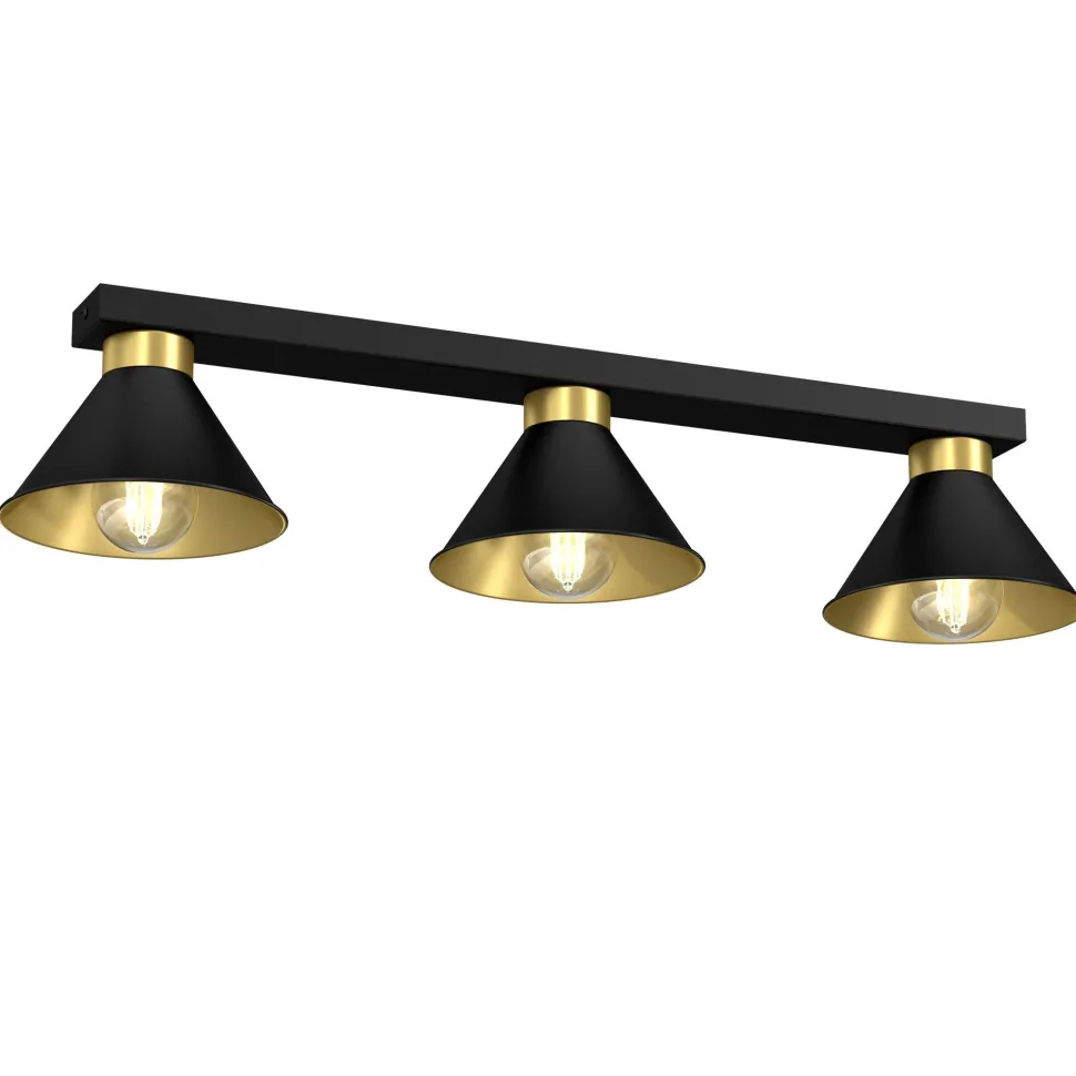 Deckenleuchte Metall 3-flammig 70 cm lang Loft E27