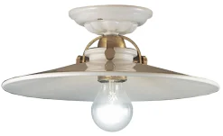 Deckenleuchte Metall Keramik E27 rund D: 31 cm RITA