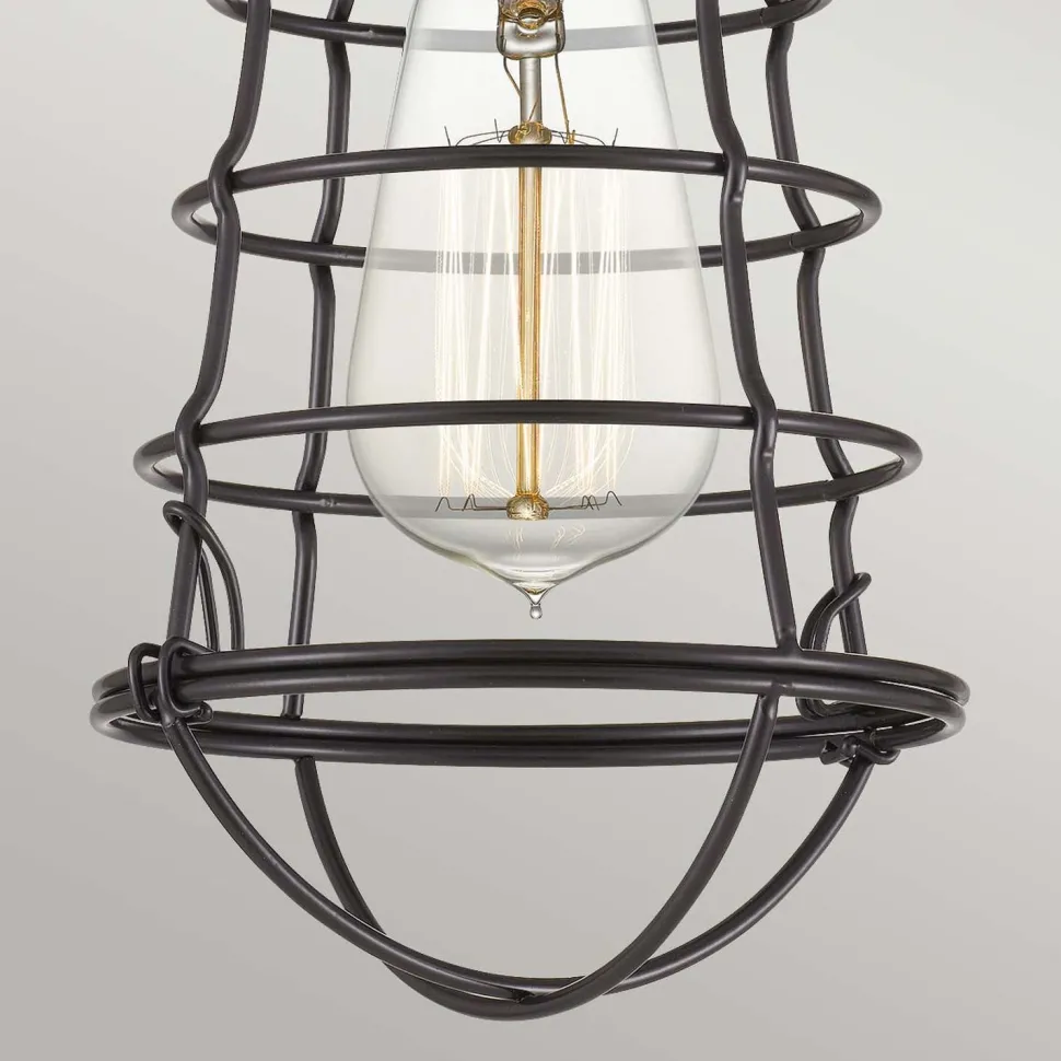 Deckenleuchte Metall rund Ø 14,5 cm in Bronze Antik