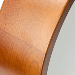 Deckenleuchte mit Holz Zimmerlampe Wohnzimmer rund