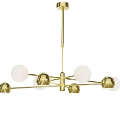 Deckenleuchte Modern in Gold G9 GU10 100 cm elegant