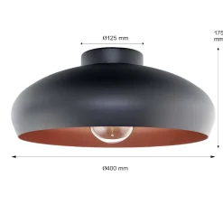Deckenleuchte Mogano Kupfer Ø40cm