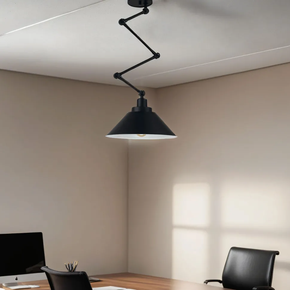 Deckenleuchte PANTO Schwarz 1,1m Wohnzimmer Lampe