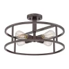 Deckenleuchte PEROY Bronze Ø46cm kürzbar Lampe