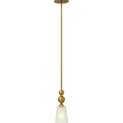Deckenleuchte ROMINA Messing Ø12cm kürzbar Lampe