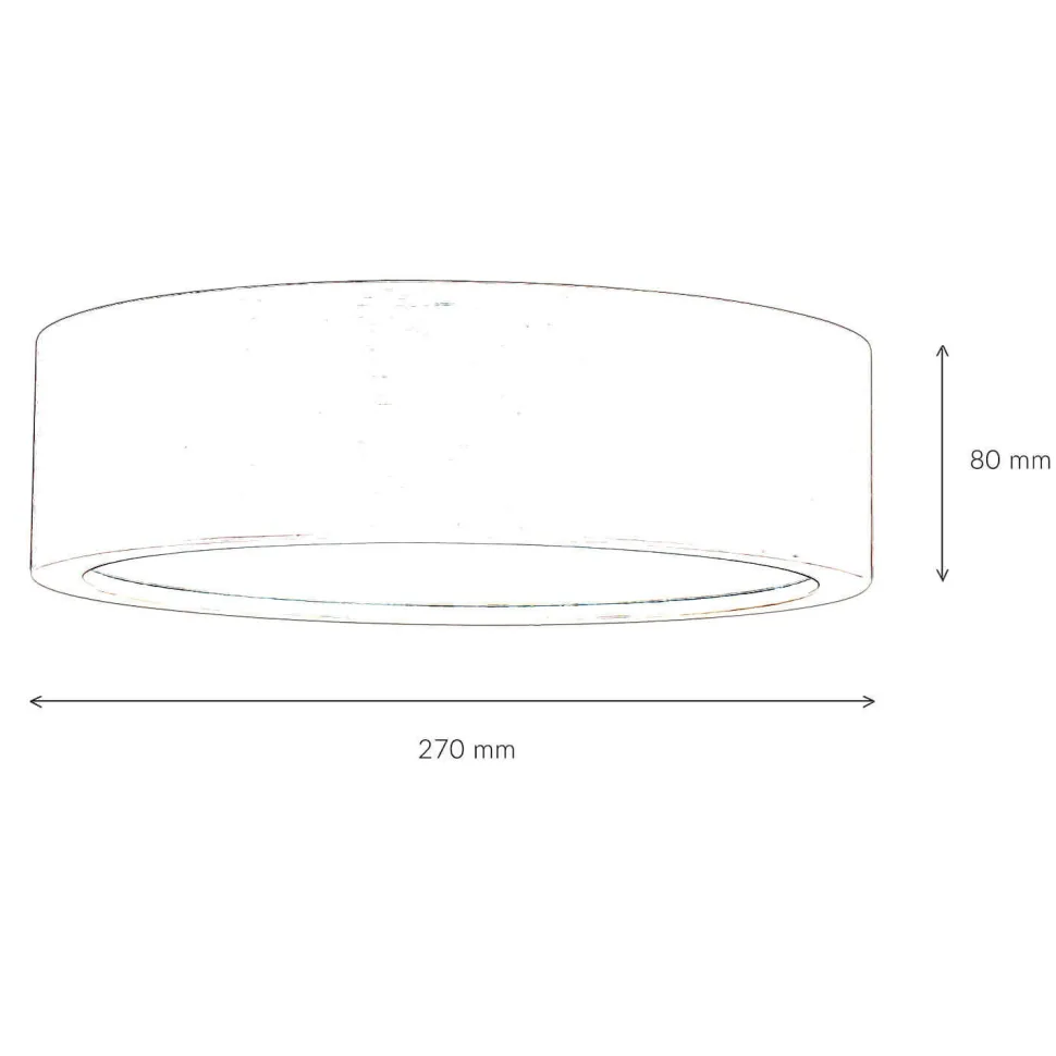 Deckenleuchte Rund Holz in Kiefer Wohnzimmer