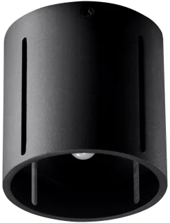 Deckenleuchte Schwarz klein Ø 10 cm Metall G9 Spot