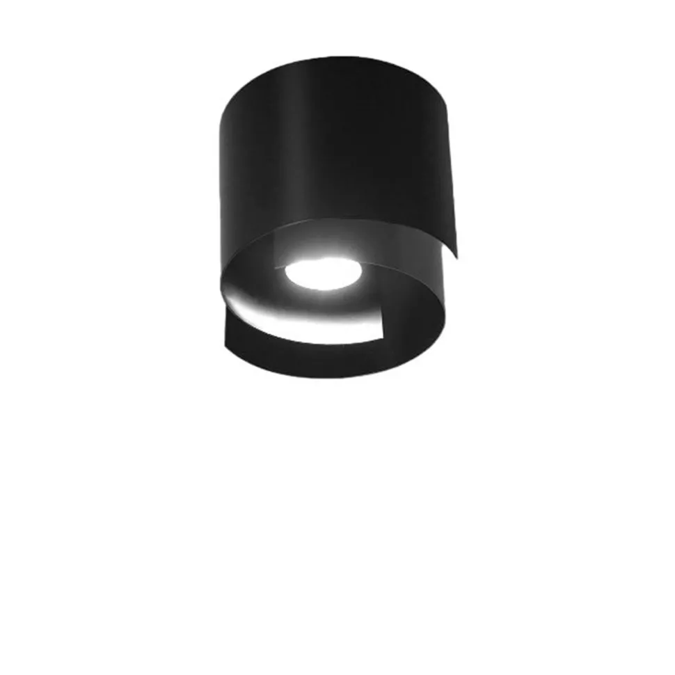 Deckenleuchte Schwarz Metall rund Modern GU10