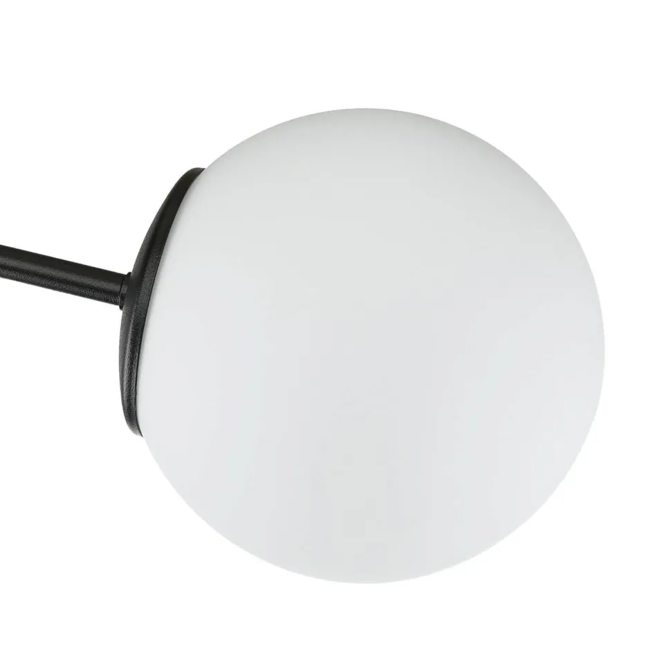 Deckenleuchte Schwarz Weiß Kugel Schirm Deckenlampe