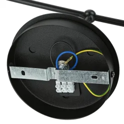 Deckenleuchte Schwarz Weiß Kugel Schirm Deckenlampe