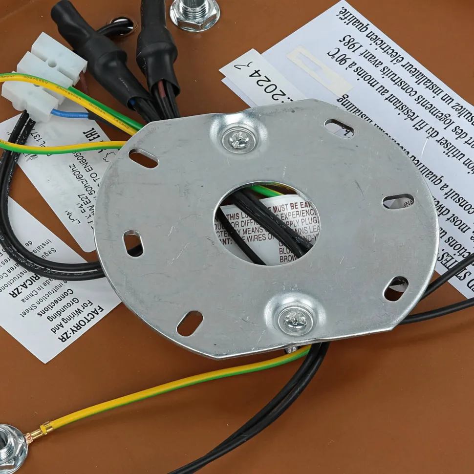 Deckenleuchte SHOJI Creme Ø34cm Vintage Lampe Loft