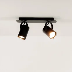 Deckenleuchte Strahler Schwarz verstellbar 2 flmg