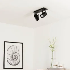 Deckenleuchte Strahler Schwarz verstellbar 2 flmg