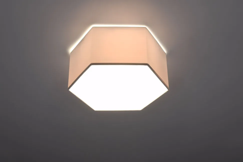 Deckenleuchte Weiß 30,5 cm lang für 2x E27 blendarm