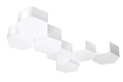 Deckenleuchte Weiß 30,5 cm lang für 2x E27 blendarm