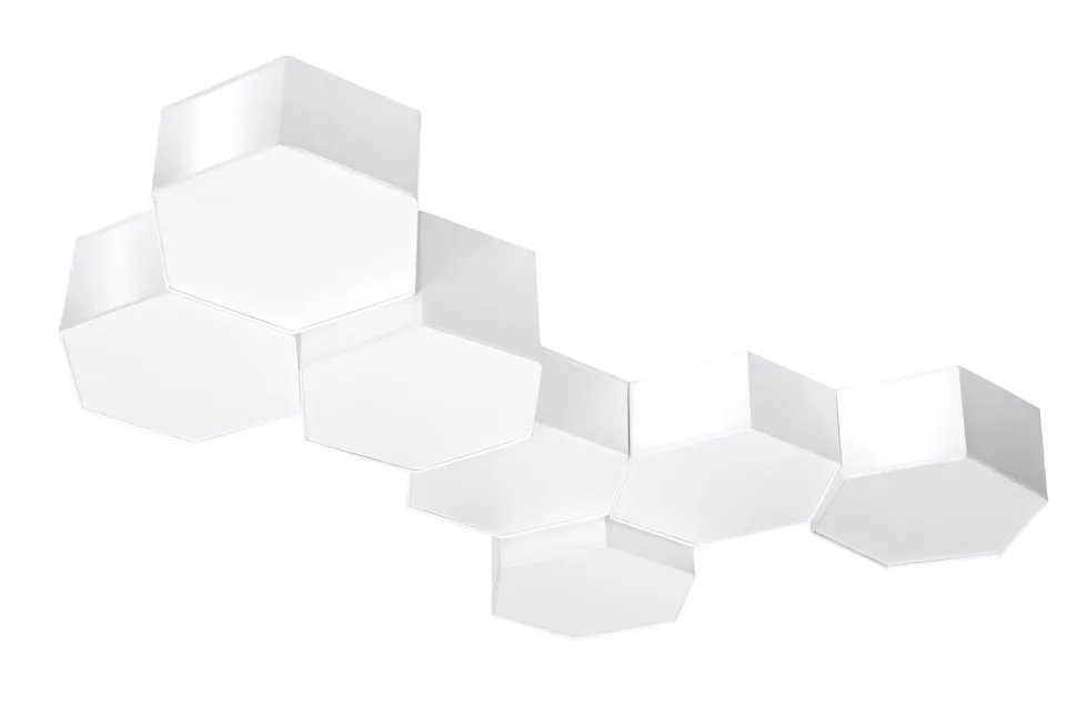 Deckenleuchte Weiß 30,5 cm lang für 2x E27 blendarm