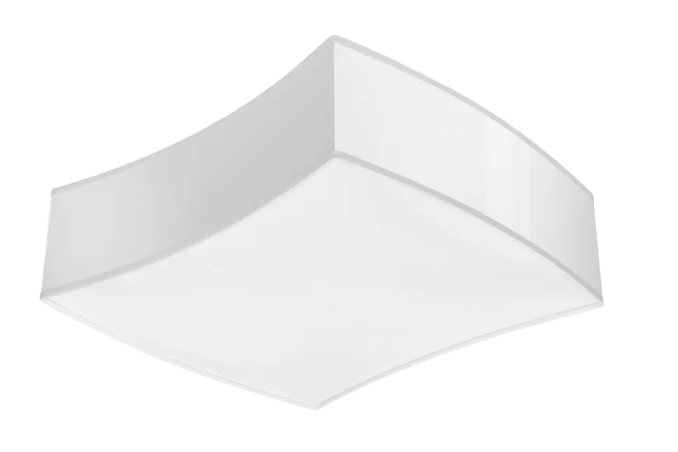 Deckenleuchte Weiß 39 cm lang blendarm 2x E27 BREEL