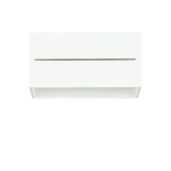 Deckenleuchte Weiß Aluminium L:20cm eckig Modern 2x G9