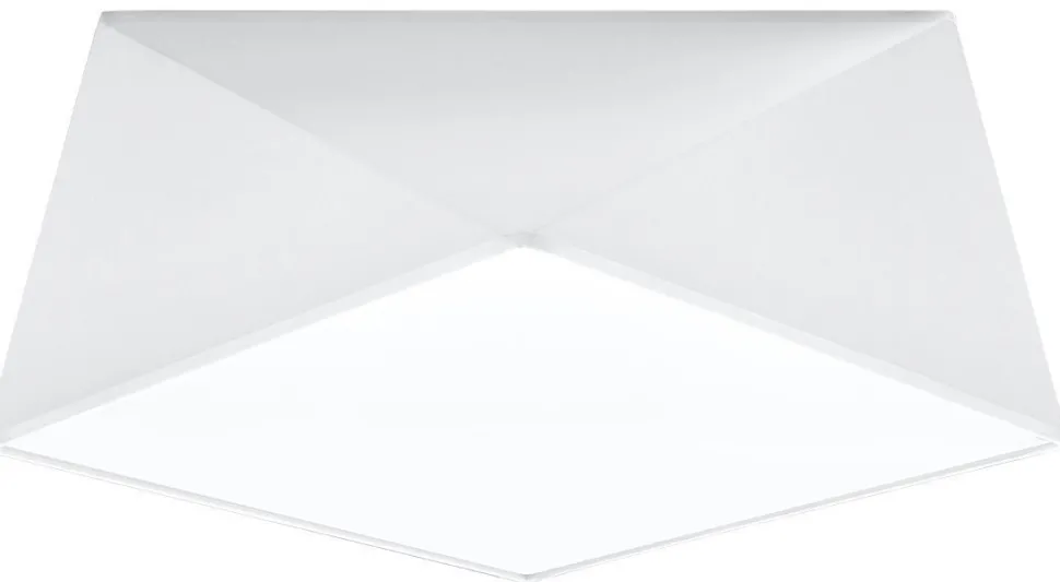 Deckenleuchte Weiß B:40cm geometrisch E27 Schlafzimmer