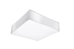 Deckenleuchte Weiß 2-flmg quadratisch
