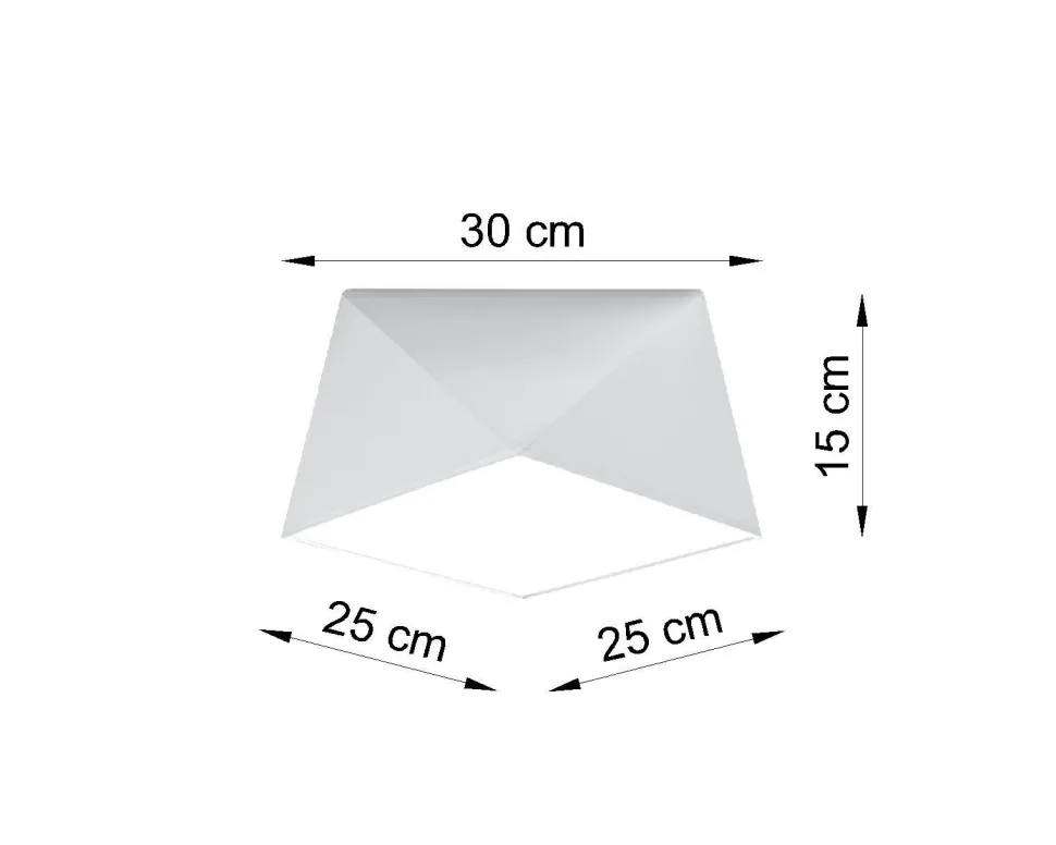 Deckenleuchte Weiß geometrisch Modern wohnlich LYNNDIE