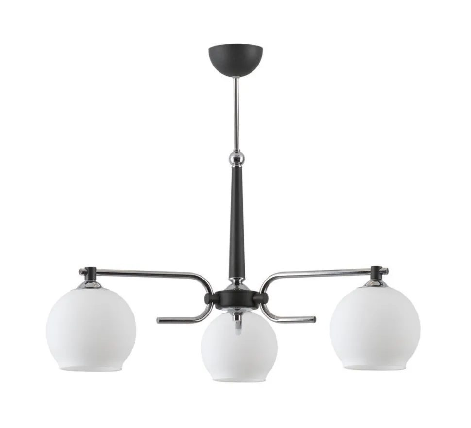 Deckenleuchte Weiß Graphit 3-flmg Esszimmer Lampe