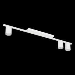 Deckenleuchte Weiß Modern lang 80 cm flach 3-flammig