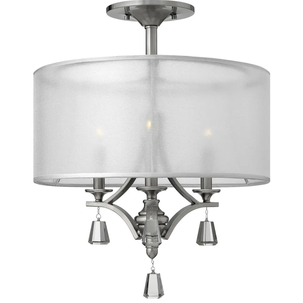 Deckenleuchte Weiß Rund Ø44,5cm Schlafzimmer