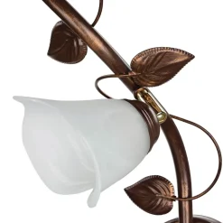 Deckenleuchte Wohnzimmer Shabby Braun Floral